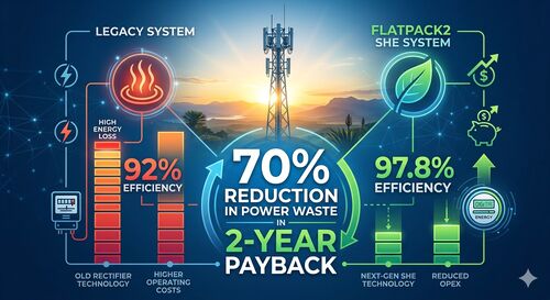 trường hợp công ty mới nhất về Reducing OPEX in High Energy Cost Regions: Rectifier Upgrade Paths for South American Operators