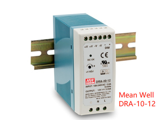 Bộ cấp nguồn gắn trên thanh ray DRA Series 40W 12V Din DRA-40 DRA-60