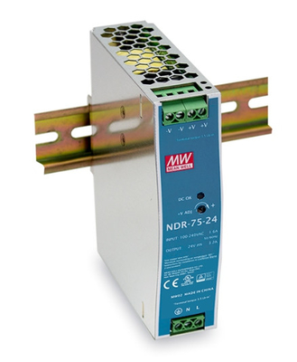 Bộ cấp điện Mean Well 75W DIN Rail NDR-75 NDR-120 NDR-240