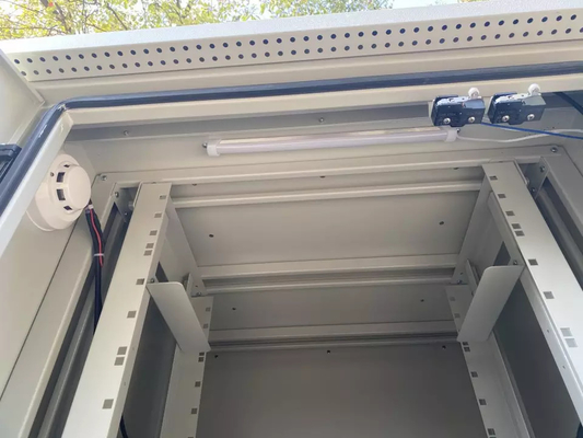 Tủ viễn thông ngoài trời 2,1M Tường đôi Tủ mạng 42U DC48V