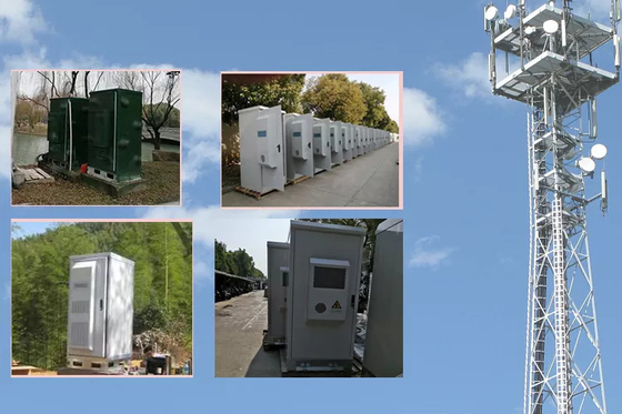 Tủ điện viễn thông ngoài trời treo tường bằng thép mạ kẽm 6U 9U 12U