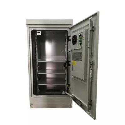 IP55 19 inch Tủ kệ viễn thông màu xám nhạt ngoài trời 27U 40U