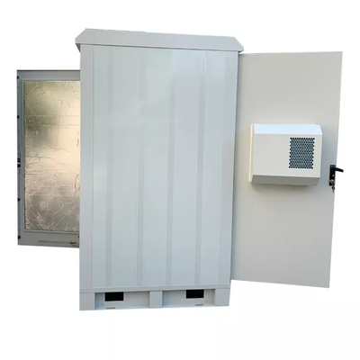Cửa đôi 24U Vỏ ngoài viễn thông ngoài trời IP55 Chống trộm