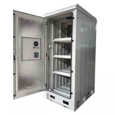 Cửa đôi 24U Vỏ ngoài viễn thông ngoài trời IP55 Chống trộm
