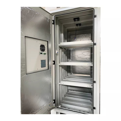 Cửa đôi 24U Vỏ ngoài viễn thông ngoài trời IP55 Chống trộm