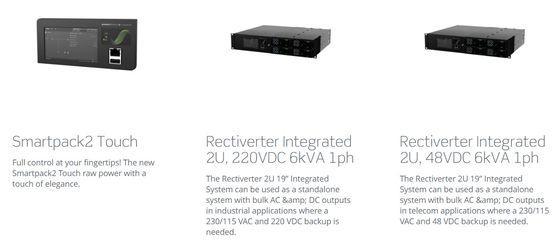 Telecom Recterter Bulk AC Dc tích hợp Hệ thống nhúng 19 inch ( Part No.:CIOR0402.xxx)