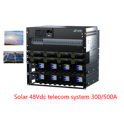 Hệ thống năng lượng mặt trời viễn thông tích hợp năng lượng mặt trời tinh khiết 3200w 300a Dc Flatpack 2