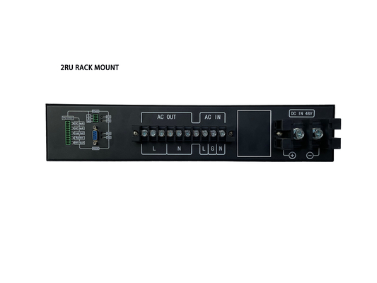 Bộ sạc 3Kva 19"2U Đứng trên giá đỡ tích hợp bộ sạc ngoài lưới biến tần với bảo vệ chống quá tải ngắn