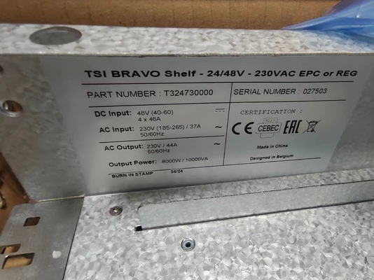 CE + T TSI năng lượng BRAVO 24/48V 230VAC 2U điện Cửa sổ cho tủ 19 inch P/N T324730000