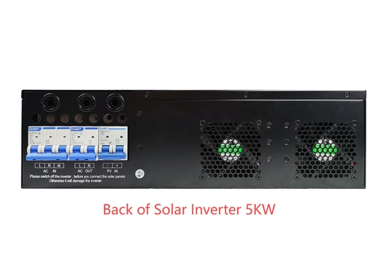 Rack Mount Pure Sine Ware Hybrid Solar Inverter 5KW PV 150/500Vdc 220/230Vac Output Wifi GPRS cho BTS