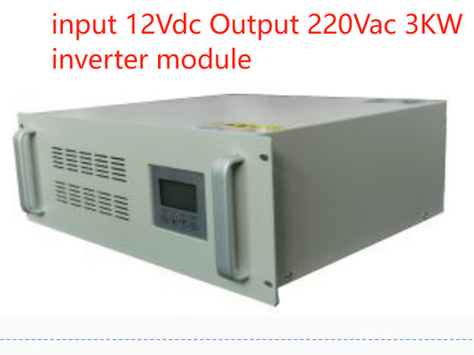 DC AC Inverter 19inch 4RU Rack Type Input 12Vdc đến Output 220Vac Custom -Made 3kw Inverter Module