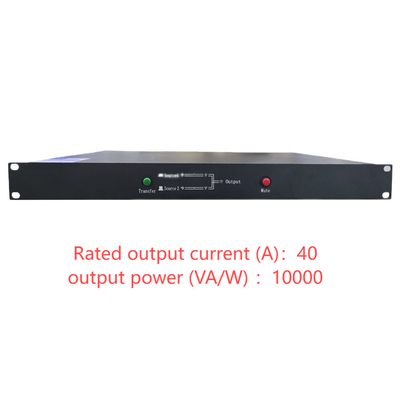 Chuyển đổi chuyển động tĩnh 220V STS đơn pha với phạm vi hiện tại của STS40S STS40D 40A cho nguồn AC hai kênh