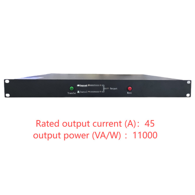 Chuyển đổi chuyển động tĩnh 220V STS đơn pha với phạm vi hiện tại của STS45S STS45D 45A cho nguồn AC hai kênh