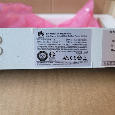 Huawei OPM30M Mô-đun điện ngoài trời 48V Truyền thông ngoài trời chống thấm Chuyển nguồn điện 2000W Trạm cơ sở AC sang DC
