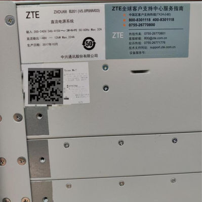 Hệ thống cung cấp điện viễn thông hiệu quả cao Zte -48v 200a Zxdu68 B201 Nhúng