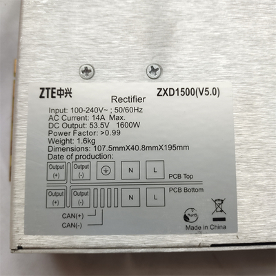 ZTE 48V 48/1500w ZXD1500v4.0 48v 3000w 48v 220v AC sang Mô-đun Chỉnh lưu DC 48v