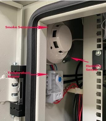 Thép mạ kẽm tùy chỉnh dày 1,5mm Vỏ tủ ngoài trời 14U với điều hòa không khí 1500W để lưu trữ pin trạm viễn thông