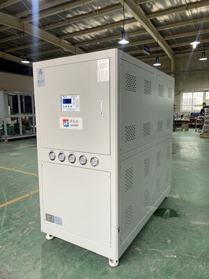 382.3KW Máy làm lạnh trục vít giải nhiệt gió - Hệ thống làm lạnh công nghiệp 3N-380V-50HZ