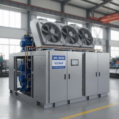 MK-180AS Air-Cooled Screw Chiller 163.8KW - Industrial Refrigeration Machine