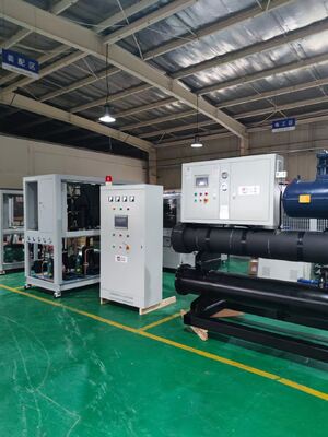 Máy làm mát vít làm mát bằng nước 2 máy nén MK-410WD 815.8KW - R22