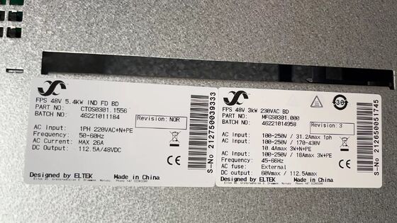 Eltek 24V Flatpack S 1U 5R 9kw Hệ thống điện viễn thông 241122.900 Bộ điều khiển Smartpack S