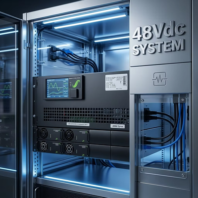 FP2 48V 12KW 6KVA 230V 5U Embedded Power System for Base Station with SPD Surge Protection