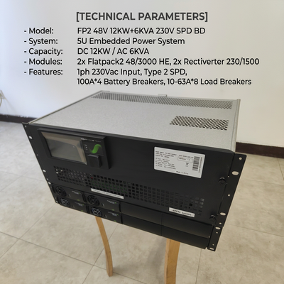 Eltek Rectiverter Power System 12KW DC & 6KVA AC | Smartpack2 Touch Control