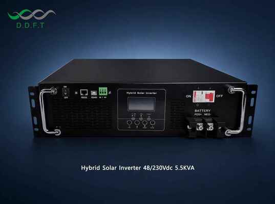 Công suất lớn 5,5KW Tắt lưới Biến tần lai 500VDC Đầu vào PV Pin 48V cho môi trường khắc nghiệt Sử dụng trong công nghiệp