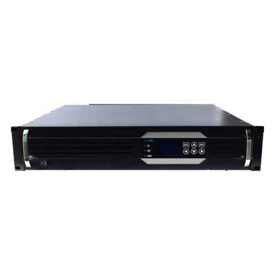 6KVA 125VDC đến 220VAC Rack Mount Inverter 4800W Pure Sine Wave Telecom Power Supply với 4 PC C13 Outlet Custom made