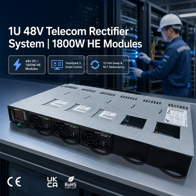 Eltek Flatpack S 1U 5R 48Vdc Compact High-Efficiency Power Shelf System CTOS0501.XXX