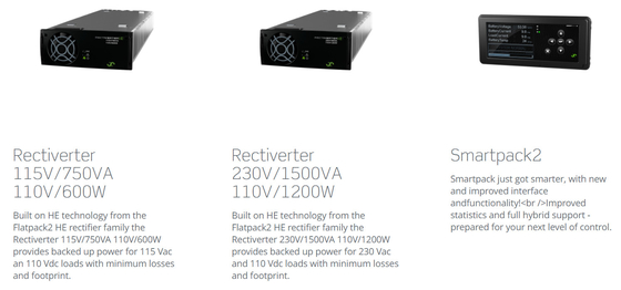 Hệ thống điện lõi viễn thông Eltek Rectiverter Power Core 110Vdc 6kVA 1ph MB