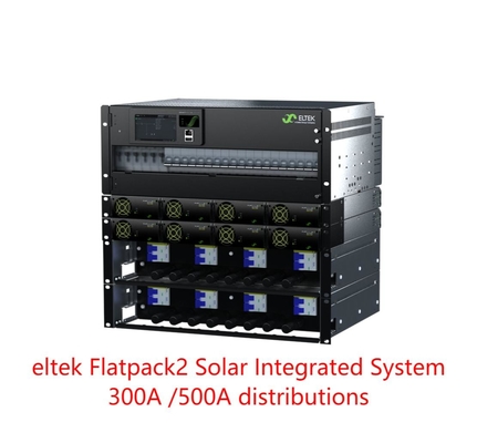 Hệ thống năng lượng mặt trời tinh khiết 300A/500A Eltek Flatpack2 Solar Autonomous Power Core for Communication