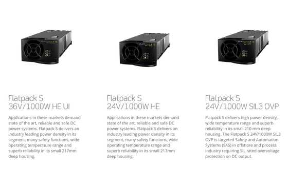 Hệ thống Eltek Flatpack S 3U Bộ nguồn DC 24V 3 * 2 KW CE UL