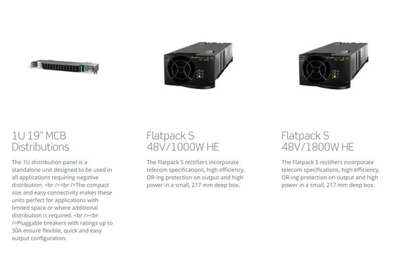 Eltek 9KW Flatpack S Hệ thống điện Flatpack S 2U 48/1800HE Mô-đun Flatpack S 48/1000HE 150A CTOS0502.
