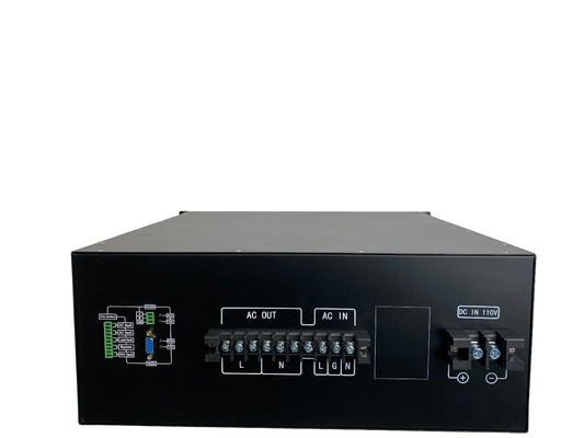 Biến tần giá đỡ sóng hình sin 19 inch 110Vdc sang 220Vac 1KVA